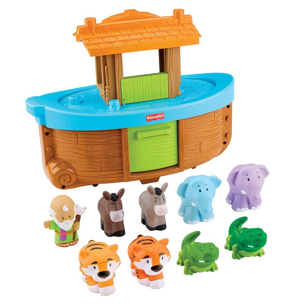 Fisher-Price Little People Noah's Ark Playset 9 Figures NIB